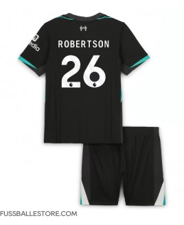 Günstige Liverpool Andrew Robertson #26 Auswärts Trikotsatzt Kinder 2024-25 Kurzarm (+ Kurze Hosen)